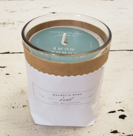 Joana Gaines' Magnolia Home Sleeved Soy Wax Candle