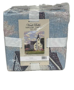 JOHN 3:16 FOR GOD SO LOVED THE WORLD  TAPESTRY THROW
