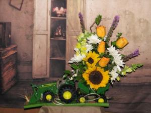 John Deere Tracker in Stevensville, MT | WildWind Floral Design Studio John Deere Tracker in Stevensville, MT | WildWind Floral Design Studio