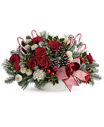 Jolly Candy Cane Bouquet