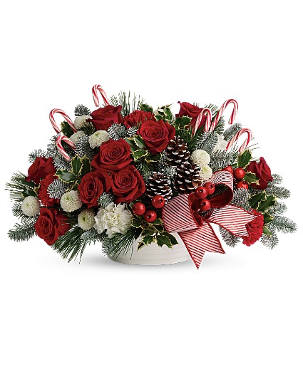 jolly candy cane bouquet 