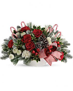Jolly Candy Cane Bouquet Christmas