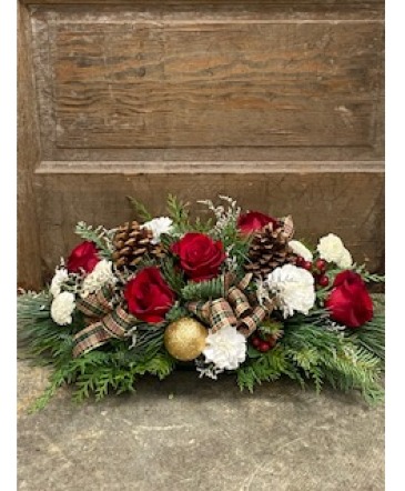 Jolly Christmas Centerpiece in Bozeman, MT | BOUQUETS AND MORE