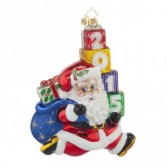 Jolly Leaping(RETIRED) 2015 Christpoher Radko Ornament