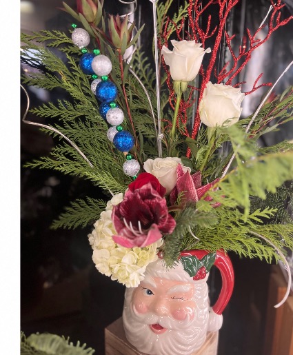 Jolly Old Saint Nick Large Santa Vase