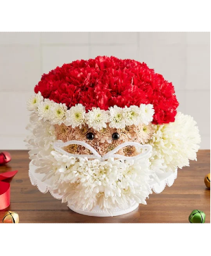 Jolly Santa Flower Cake 