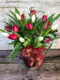 jolly Tulips vase