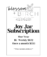 Joy Jar Subscription- 12 Months 