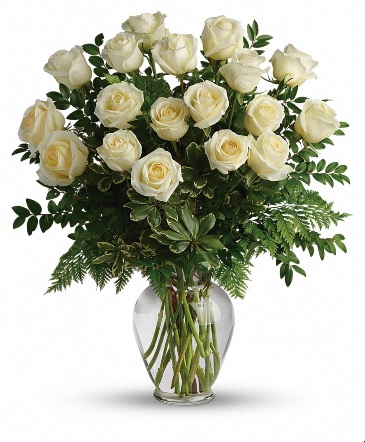 Joy of White Roses  in Aurora, ON | Petal Me Sugar Florist