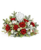 Joy to the World Centerpiece keepsake arrangement
