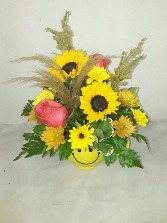 Joyful  Autumn Floral Arrangement 