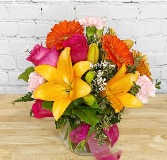Joyful Blooms Vase Arrangement