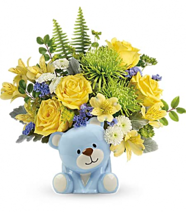 Joyful Blue Bear  in Fort Collins, CO | D'ee Angelic Rose Florist