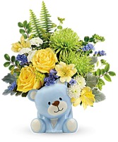 Joyful Blue Bear Bouquet