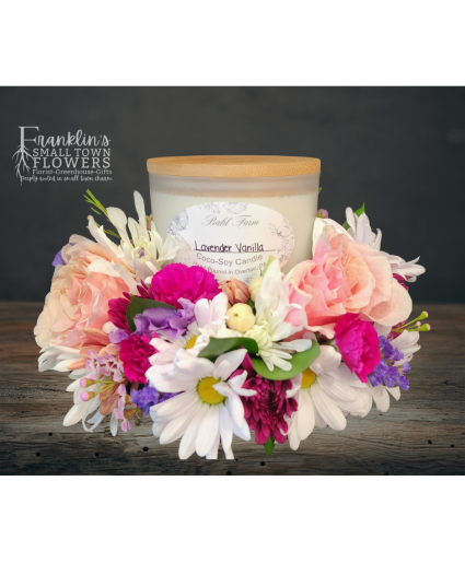 Joyful Delight Candle arrangement