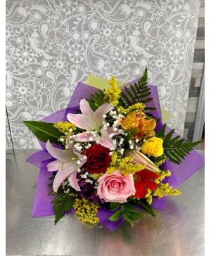 Joyful Gesture Bouquet  No Vase 