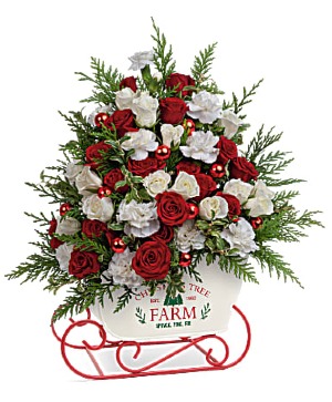  Joyful Holiday Tree Bouquet 