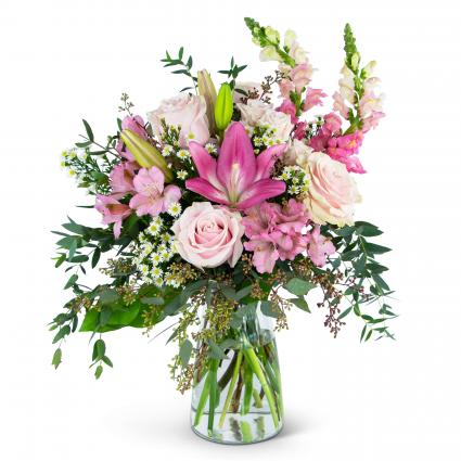 Joyful Pink Meadow Arrangement