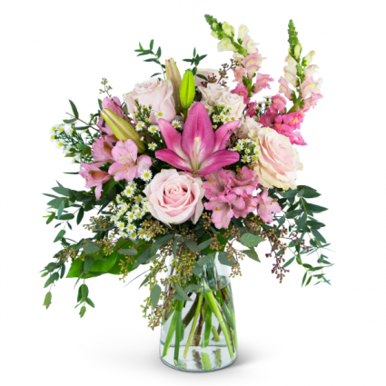 Joyful Pink Meadow Arrangement