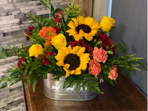 Joyful Thanks Centerpiece  Fresh Cut 
