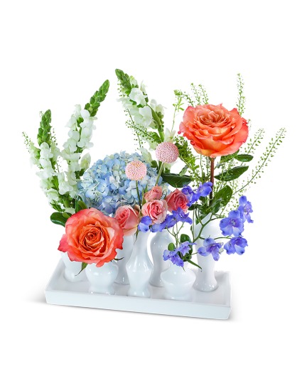 Juliette Bud Vase Blooms Flower Arrangement