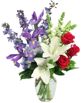 Patriotic Pride - July 4th Flower Arrangement