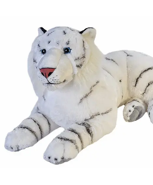 Jumbo White Tiger Stuffed Animal 30" plush