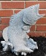 Jumping Bass Concrete Memorial, Plaques, And Garden Features