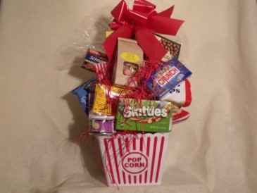 Junk Food Basket Gift Basket