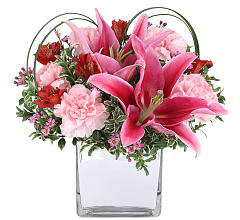 Just Because fresh arrangement only offered in standard size as shown
