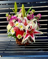 Just Because Mixed Floral Basket