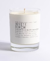 "Just Bee" White Birch hand poured soy wax natural candle