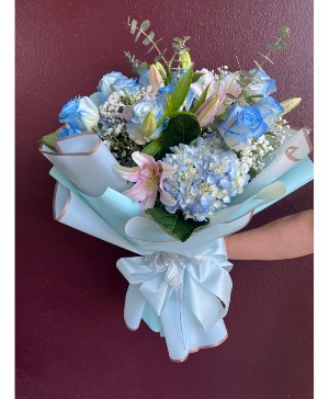 Just for you blue bouquet  