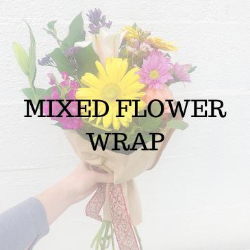 Mixed Flower Wrap Bouquet in Huntington, TX | LIZA'S GARDEN Mixed Flower Wrap Bouquet in Huntington, TX | LIZA'S GARDEN