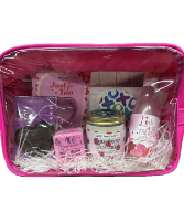 "Just For You" Valentine Pamper Tote  A sweet mix of treats and self care 