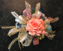 Just Peachy  Prom Corsage 