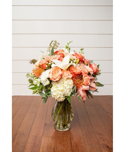 Just Peachy Mixed Arrangement