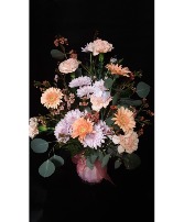 Just Peachy vase arrangement