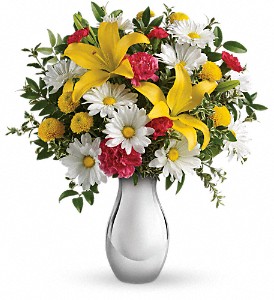 Just Tickled vase arrangement
