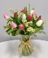 K132 Tulip Takeover Vase of tulips