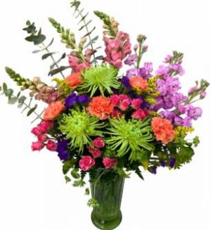 Kaleidoscope of Color Vase Arrangement