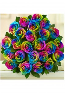 Kaleidoscope rainbow roses Limited amount. Place your order now. Don't wait. 