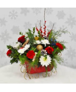 KC2305 Dashing  Sleigh Fresh Arrangement 