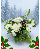  KC725  Winter’s Pure Grace Centerpiece  Centerpiece 