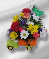 Keep On Truckin' Daddyo  FHF-F1244 Fresh Flower Arrangement (Local Delivery Area Only)