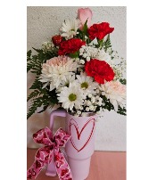 Keep Sake Travel Cup Arrangement Valentines Day