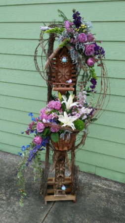 Keepsake Birdhouse Stand in Pensacola, FL | JUST JUDY'S FLOWERS, LOCAL ART & GIFTS Keepsake Birdhouse Stand in Pensacola, FL | JUST JUDY'S FLOWERS, LOCAL ART & GIFTS