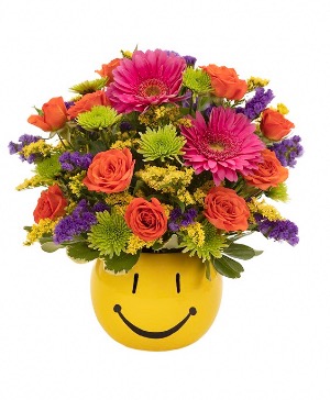Keepsake Smiley Mug Bouquet  Just Because