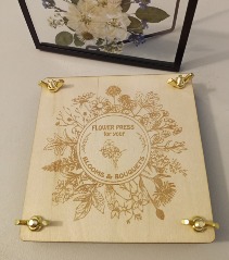 Keepsake Wooden Flower Press 4.75" Gift