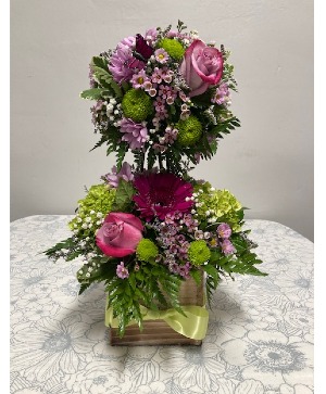 Kermit and Plum Topiary